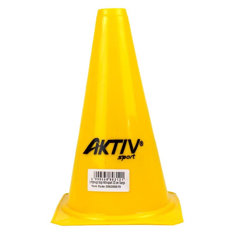 Conetto da calcio Aktivsport 23 cm, giallo 2/2