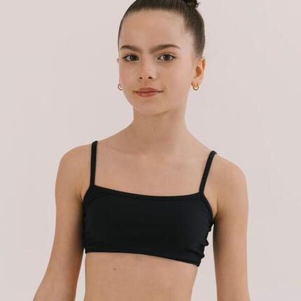 Top de Gymnastique Basic Noir Enfant