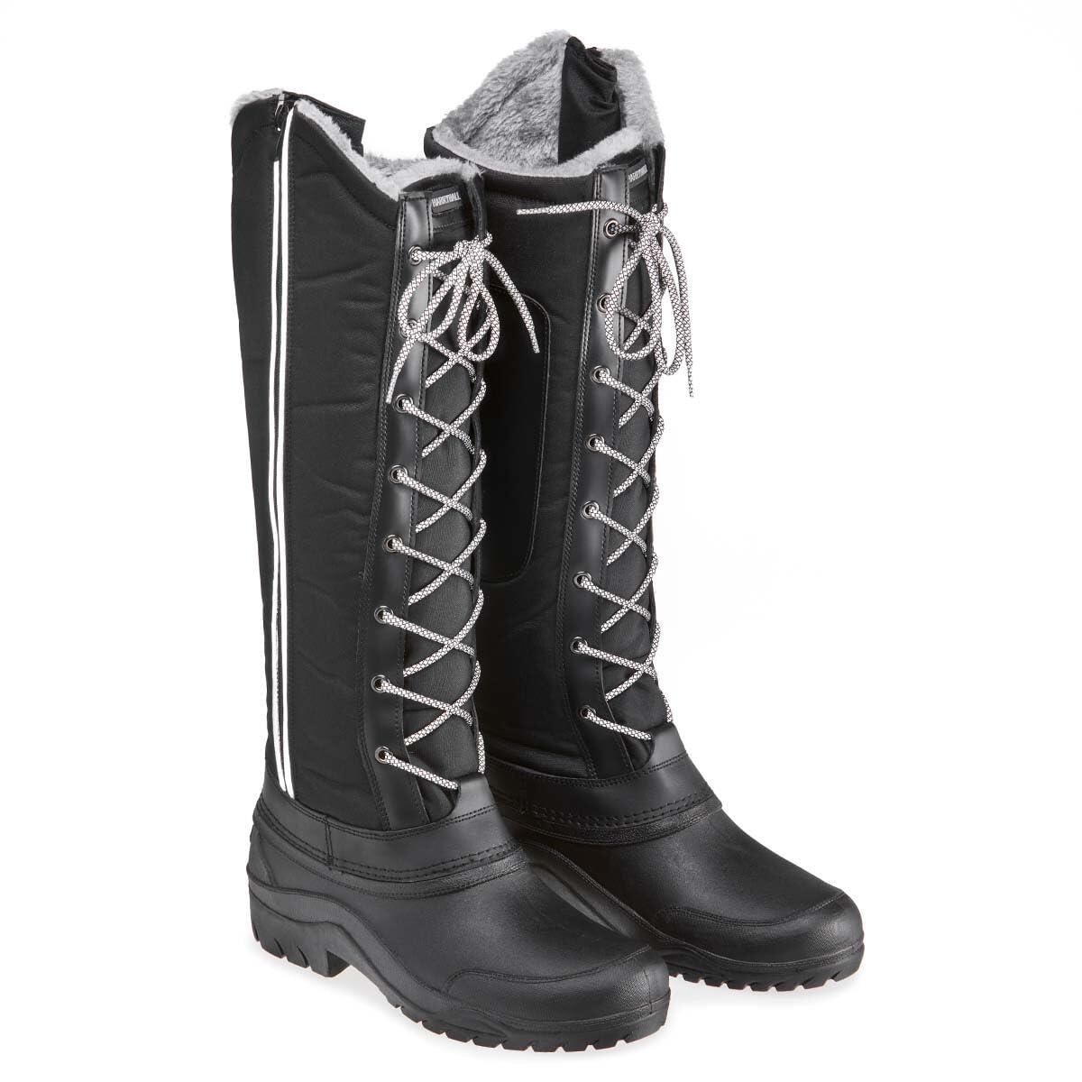 Winter yard boots with thermal faux fur lining 1/3