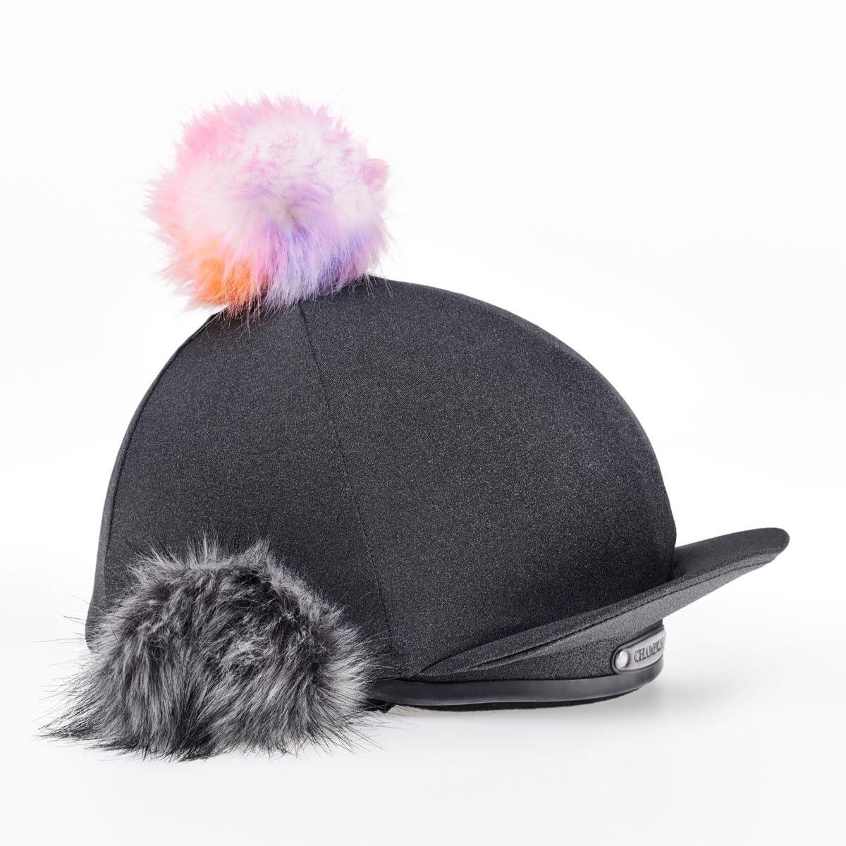 Detachable Pompoms Navy Double Pom Pom Hat Detachable Pom Poms For