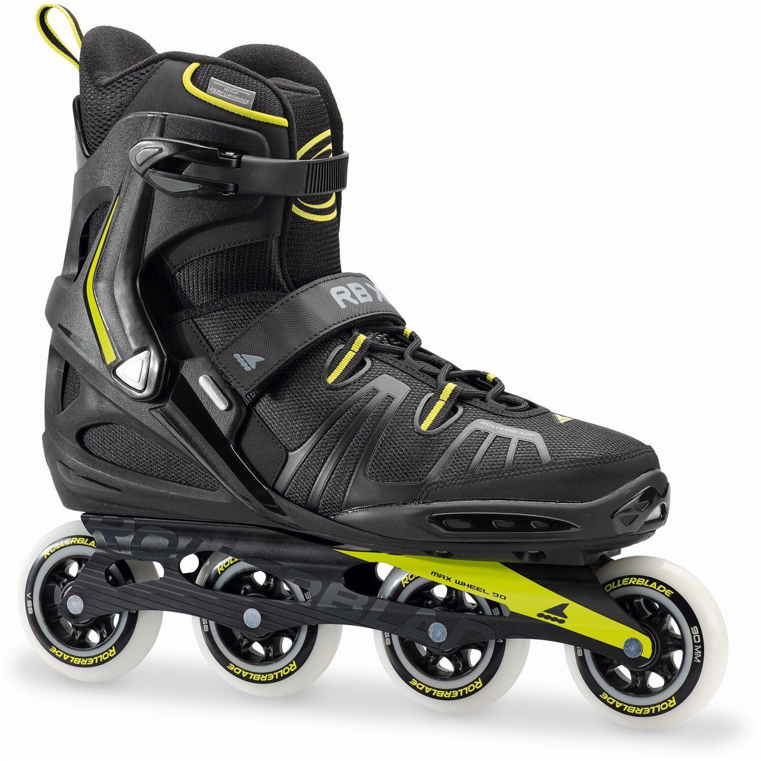 ROLLERBLADE Roller balade et fitness XL Noir Lime 2/7