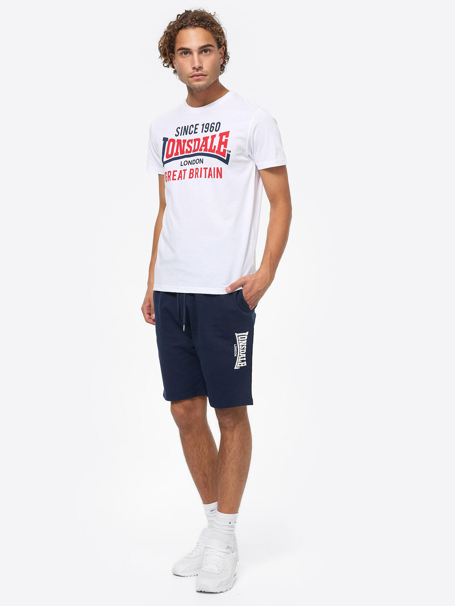 LONSDALE Herenshort regular fit FRINGFORD 3/5