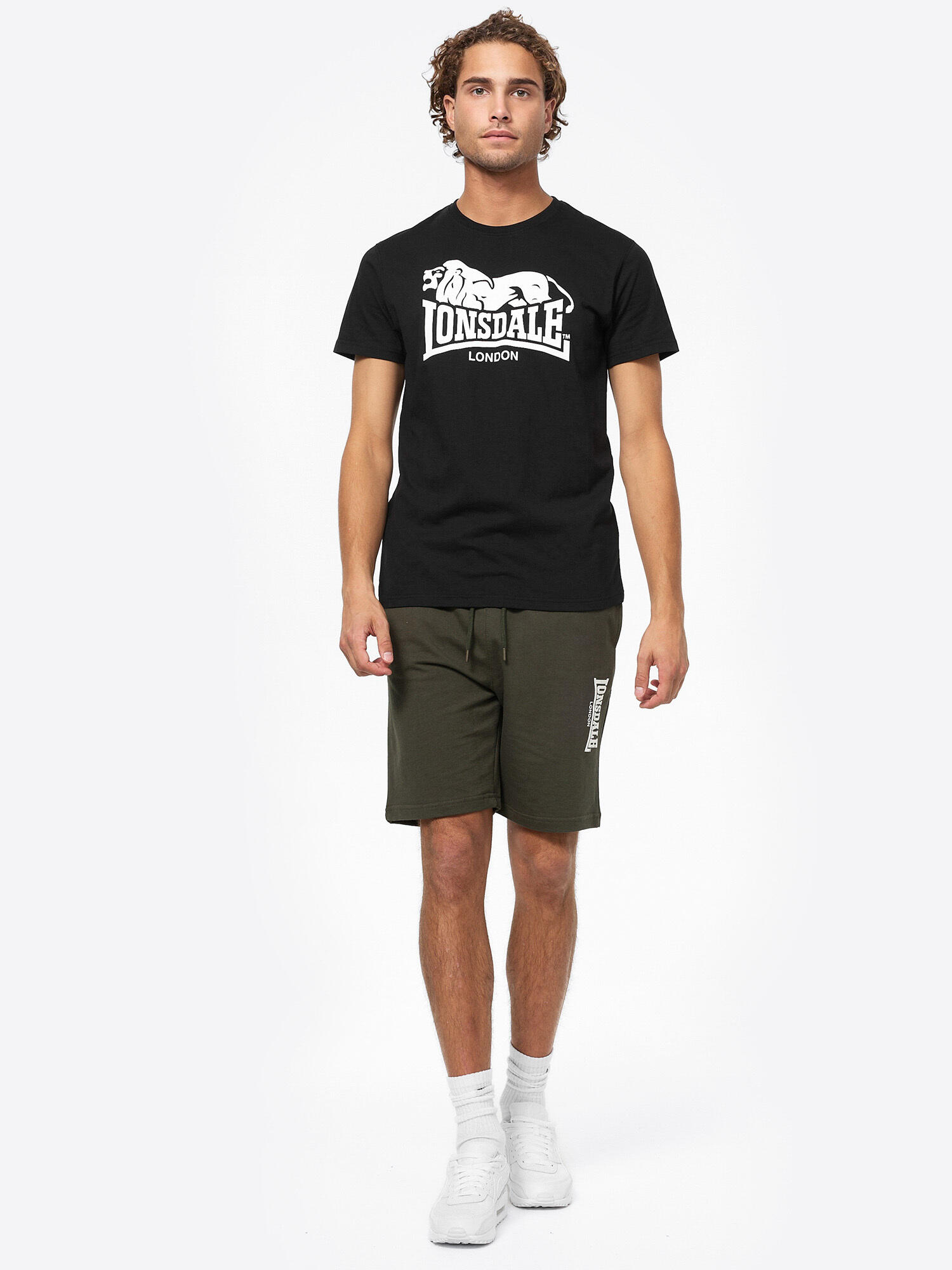 LONSDALE Herren Shorts normale Passform FRINGFORD 3/5