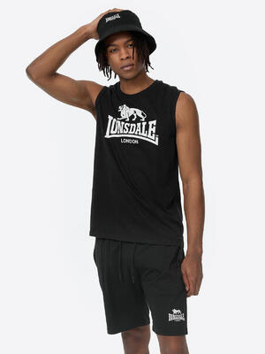 Lonsdale heren mouwloos t-shirt & korte broek regular fit allanton