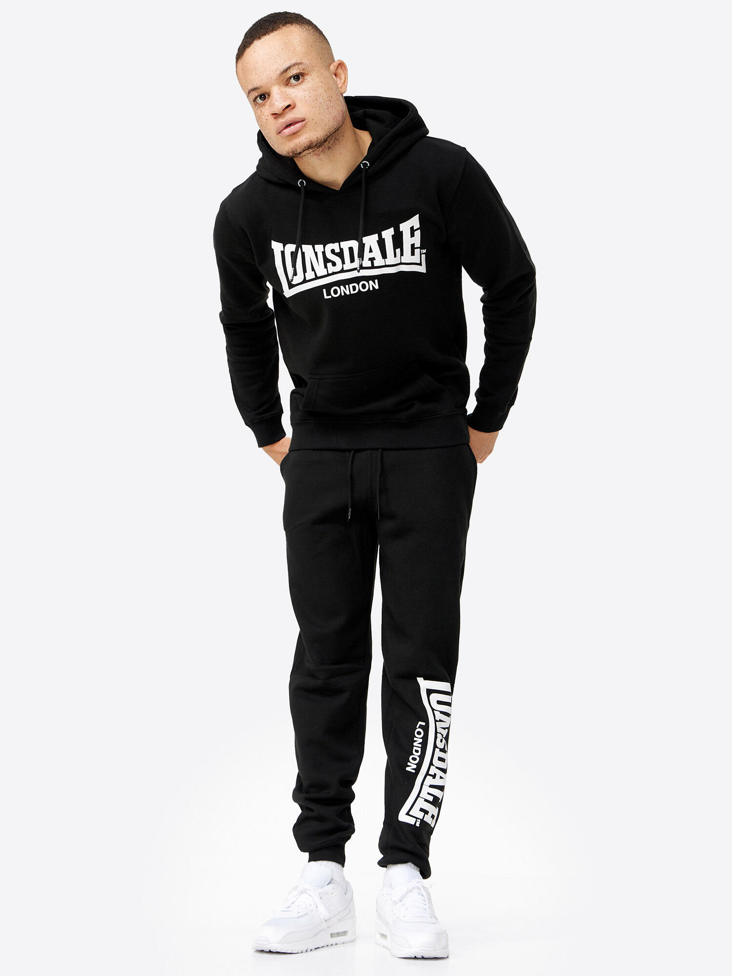 LONSDALE Heren trainingspak met capuchon slim fit CLOUDY 3/6