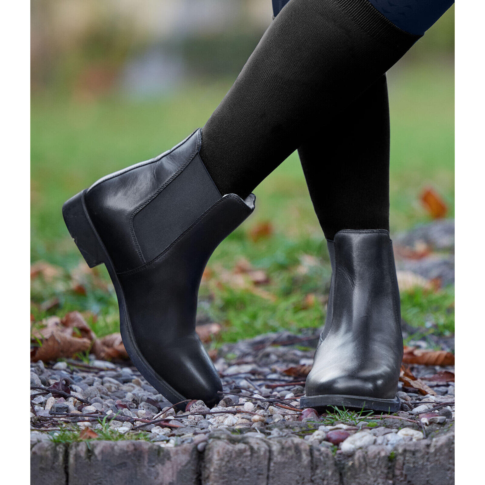 Winter Jodhpur Reitstiefeletten CLASSIC schwarz 2/3