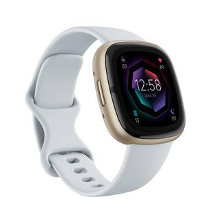 Fitbit Sense 2 Health & Fitness Watch (Blue Mist / Soft Gold Aluminium)