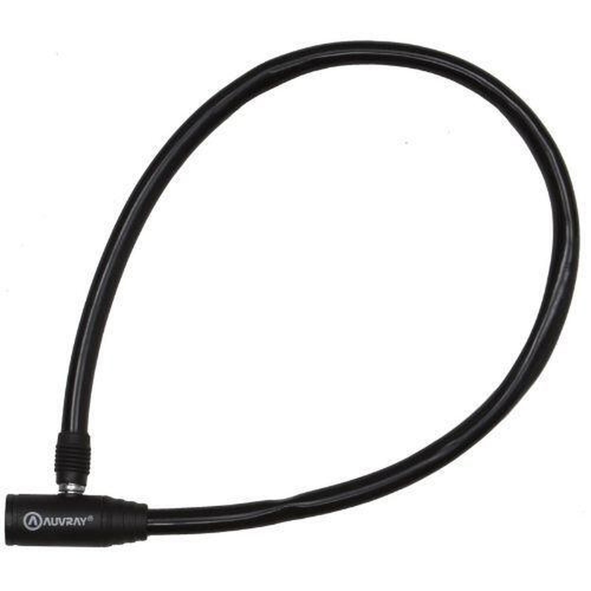 Auvray - Antivol Cable Velo 5x65 Clef Auvray - Antivol - Noir - Taille Unique - Decathlon