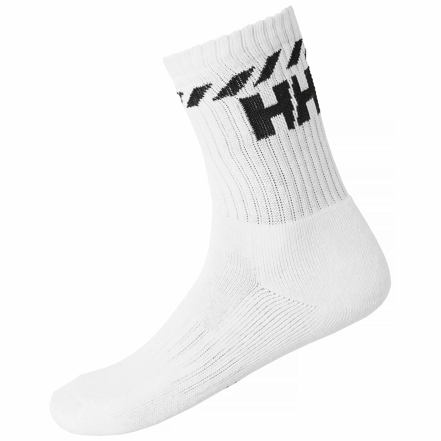 Helly Hansen - Lot De 3 Chaussettes En Cotton Helly Hansen Sport - Chaussettes - Blanc - 39/42 - Decathlon
