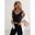 Dames YogaSportbeha met V-hals Bralette Marineblauw