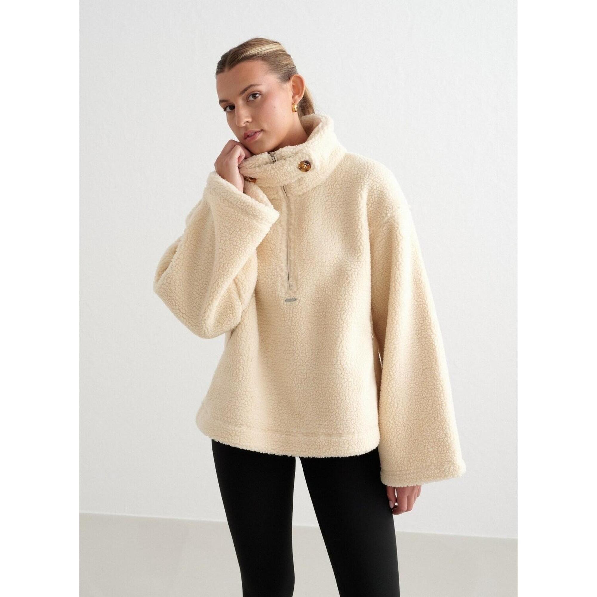 Aim'n - Femme Veste Matelassée À Manches Trapèze Blanc D'Amande - Blouson - Blanc - 32 3xs - Decathlon