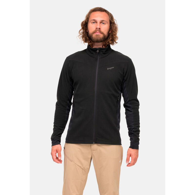 Bergans of Norway Rabot Fleece Midlayer Jacket - Homme - Noir