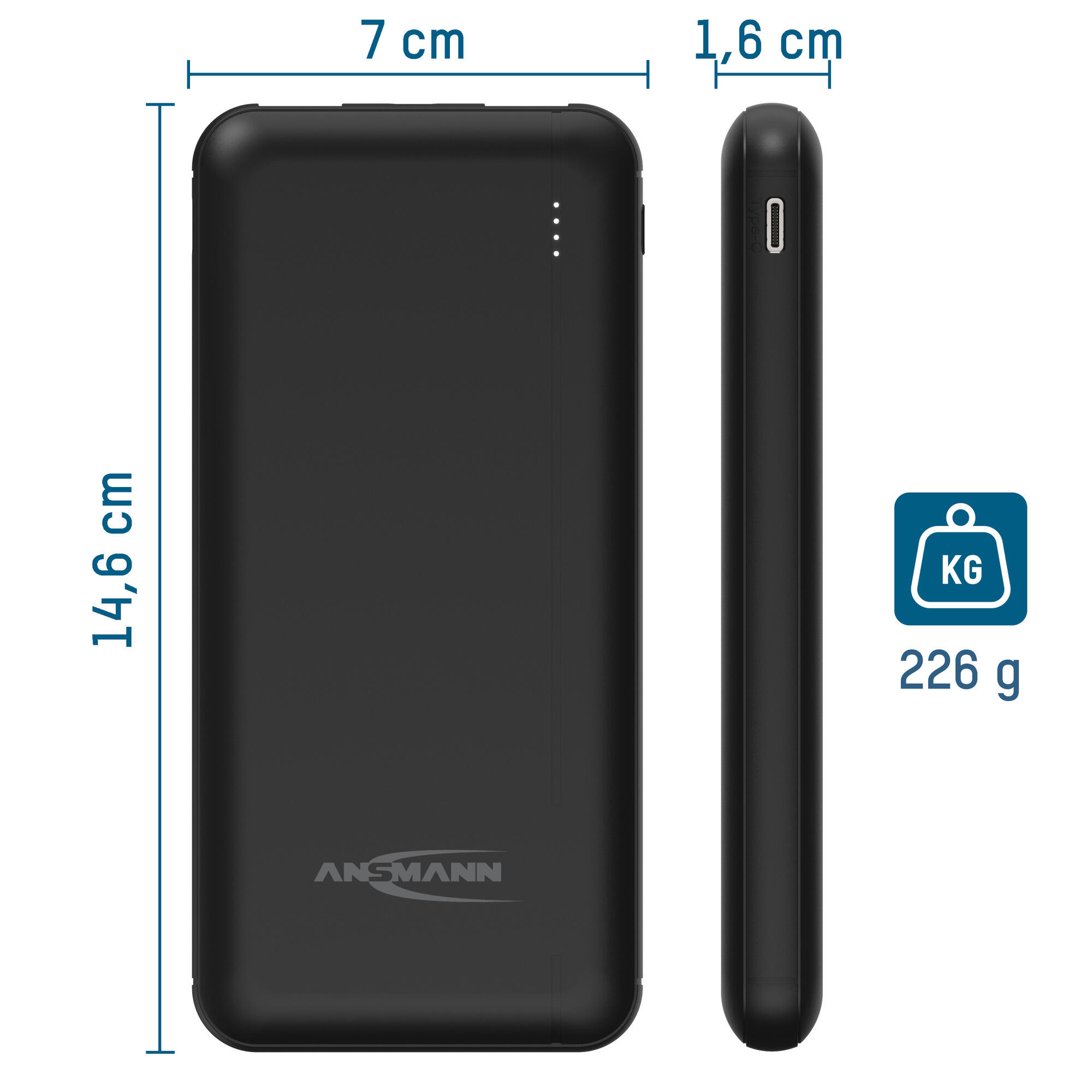 ANSMANN Powerbank 10000 mAh 2/7