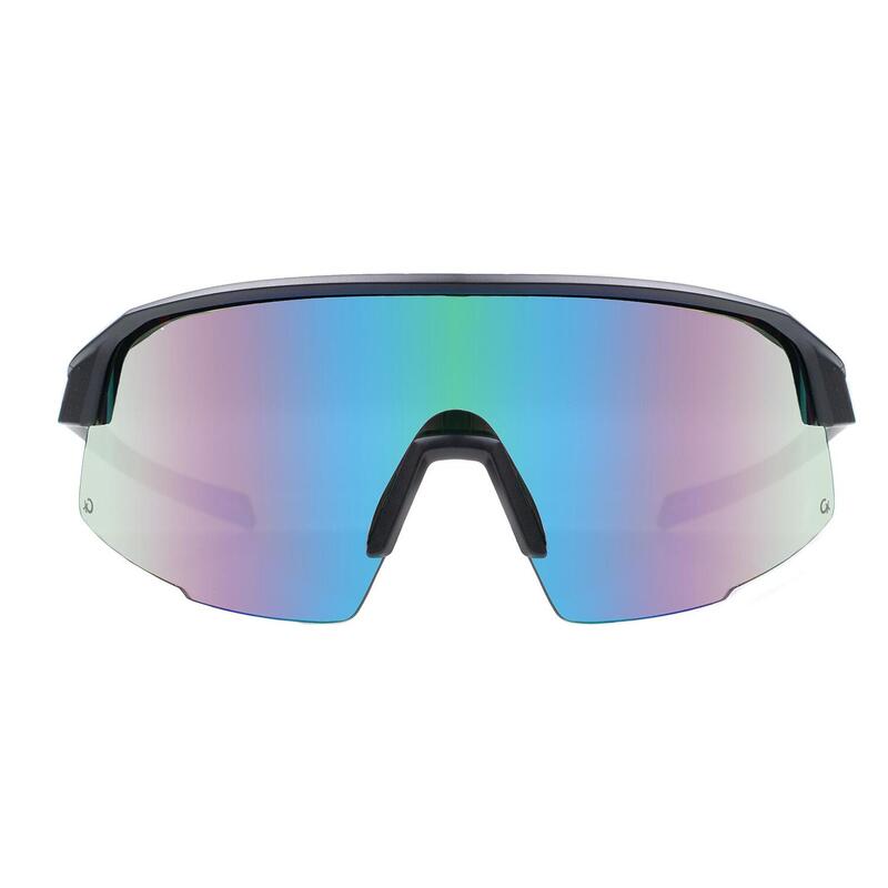 Lunettes de soleil de sport KJARR noir mat, CX Vert - cat.3 - MUNDAKA