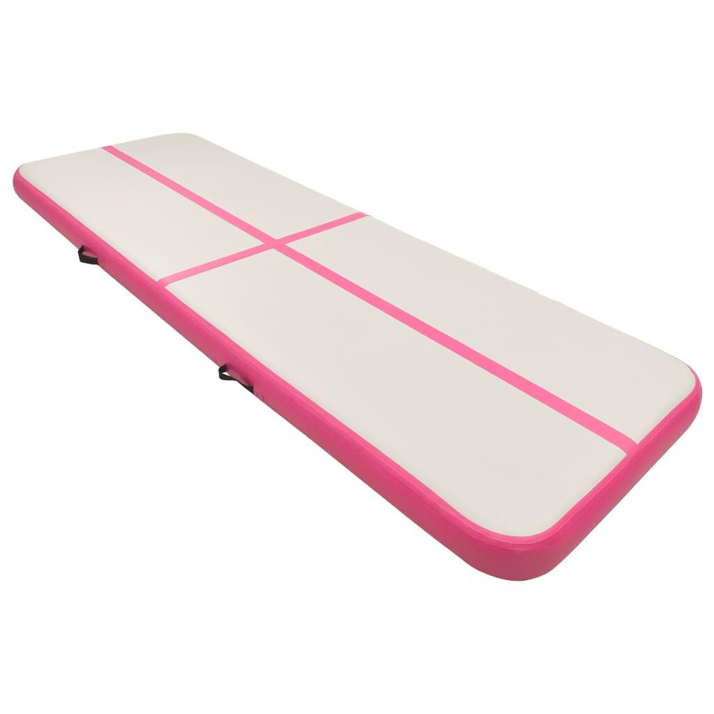 VidaXL Tapis de gymnastique gonflable 400 x 100 x 20 cm avec pompe 2/7