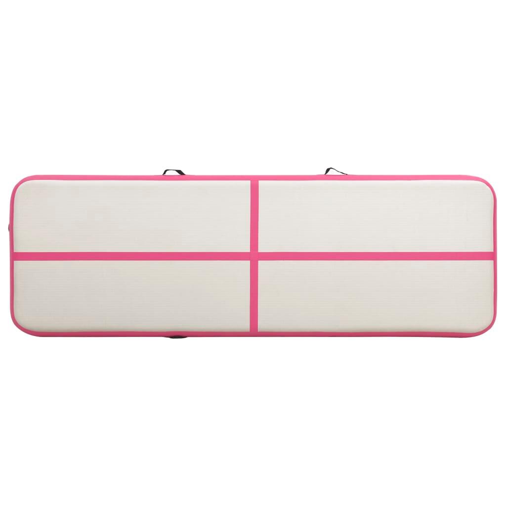 VidaXL Tapis de gymnastique gonflable 400 x 100 x 20 cm avec pompe 4/7