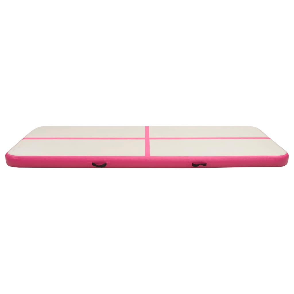VidaXL Tapis de gymnastique gonflable 400 x 100 x 20 cm avec pompe 3/7