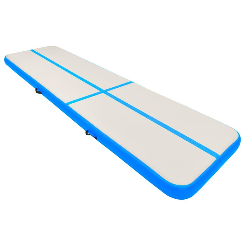 VidaXL Tapis de gymnastique gonflable 800×100×15 cm avec pompe 2/7