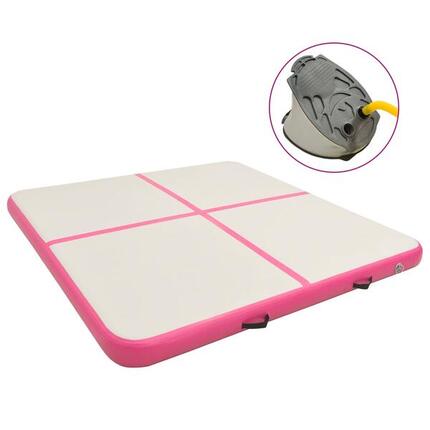 VidaXL Tapis de gymnastique gonflable 200x200x10 cm PVC
