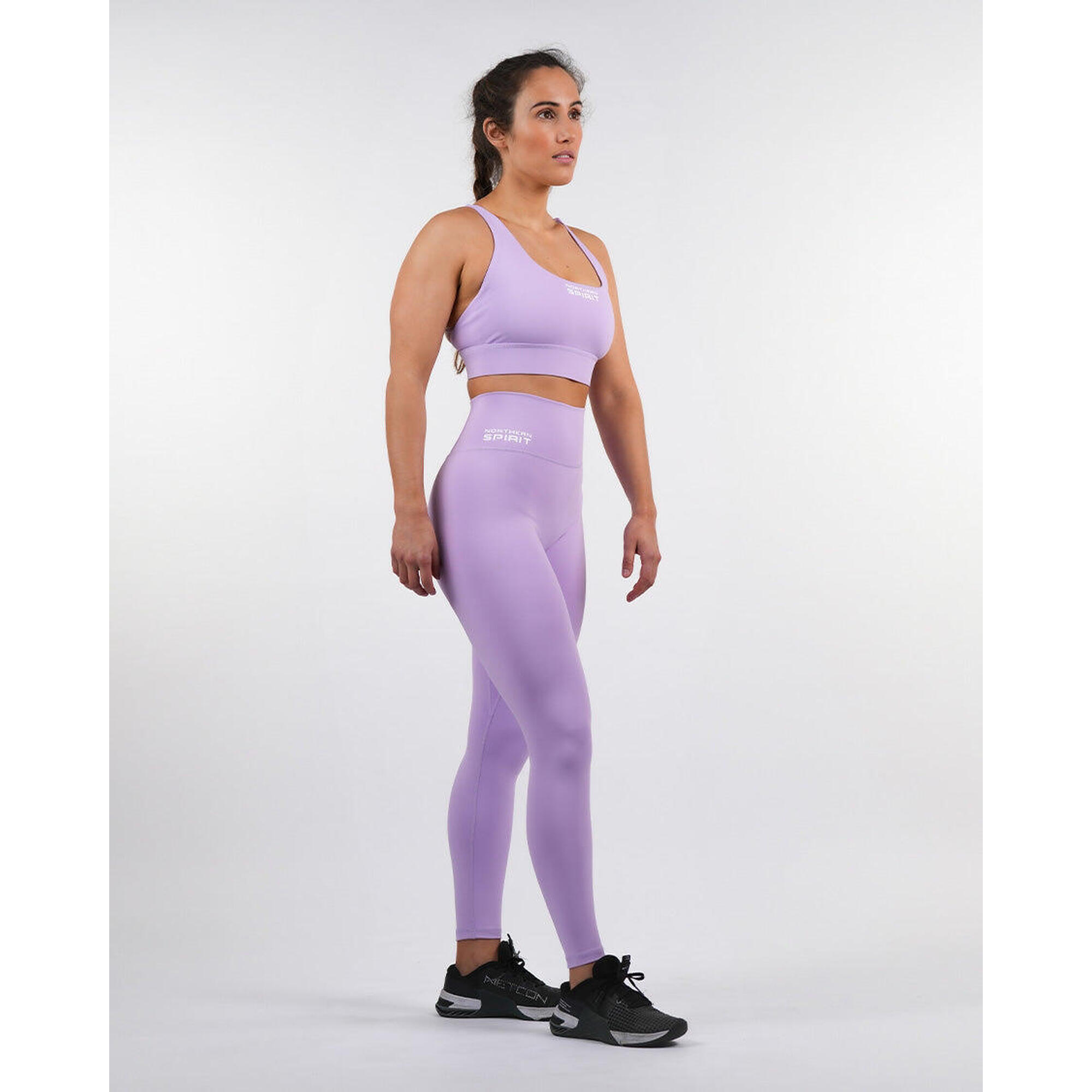 Northern Spirit - Leggings Taille Haute 27" — Rose Lilas - Legging - Mauve|rose - Decathlon