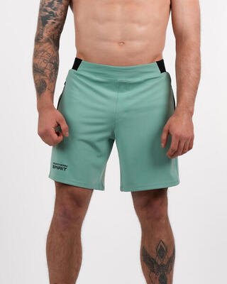 Herren Crosstraining Shorts Slim Fit - Knight, Grün