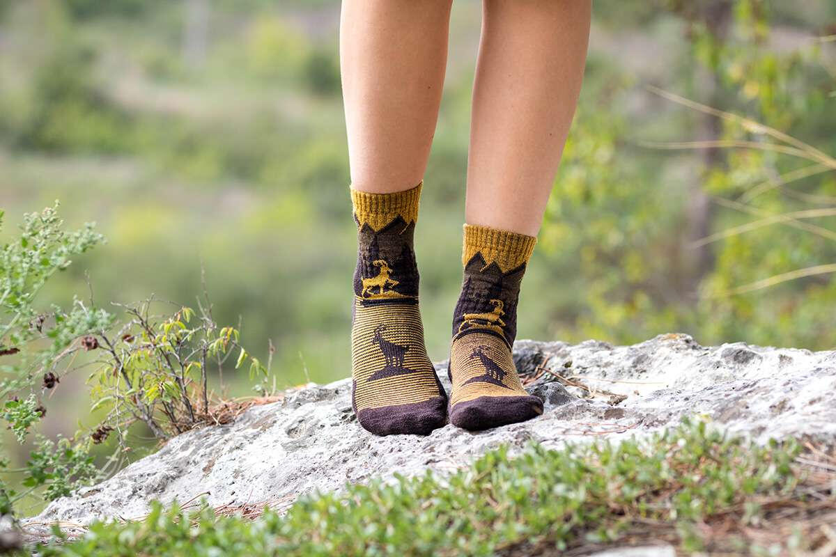 Chaussettes de randonnée en laine mérinos 4/6