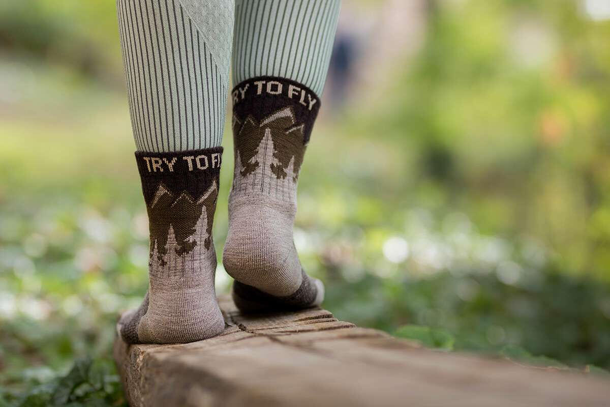 Chaussettes de randonnée en laine mérinos 4/6