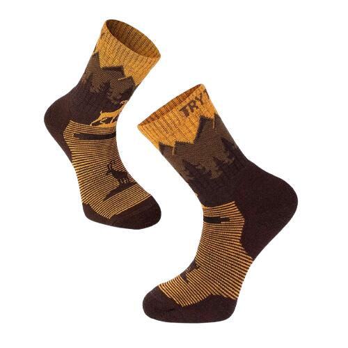 Chaussettes de randonnée en laine mérinos 1/6