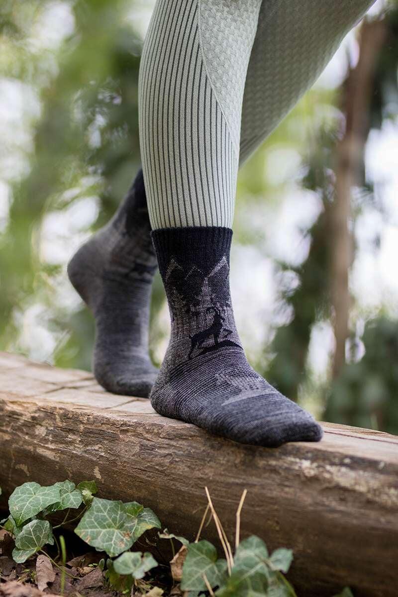 Chaussettes de randonnée en laine mérinos 4/6