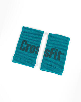 Erwachsene Handgelenkschützer. ribbed Design mit Logo - emerald green