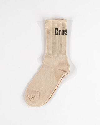 Erwachsene Socken - Mid-Höhe mit Ribbenstruktur und Logo