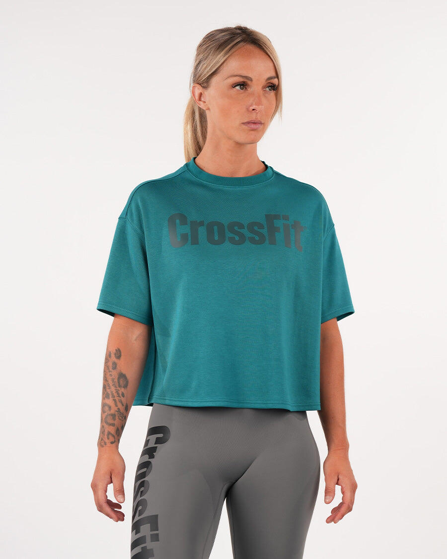 NORTHERN SPIRIT Camiseta Mujer Oversize Cropped Northern Spirit
