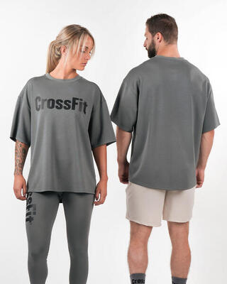 Erwachsene T-Shirt oversize - Smurf, dunkelgrau