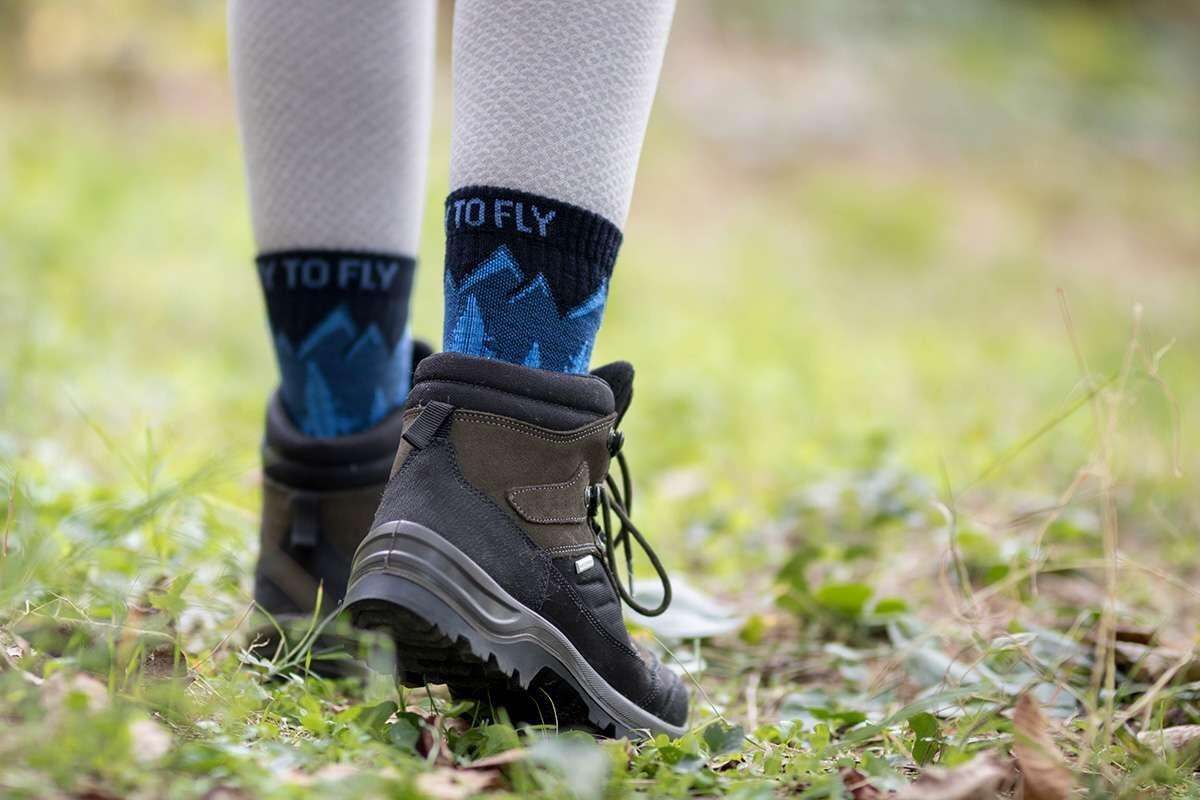 Chaussettes de randonnée en laine mérinos 2/6