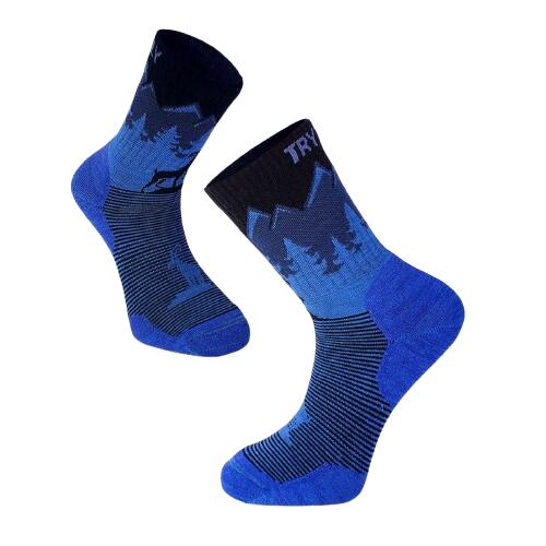 Chaussettes de randonnée en laine mérinos 1/6