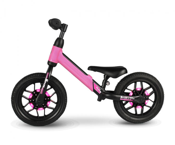 Qplay | Vélo d'équilibre | Spark | échantillon | Rose | 3/4
