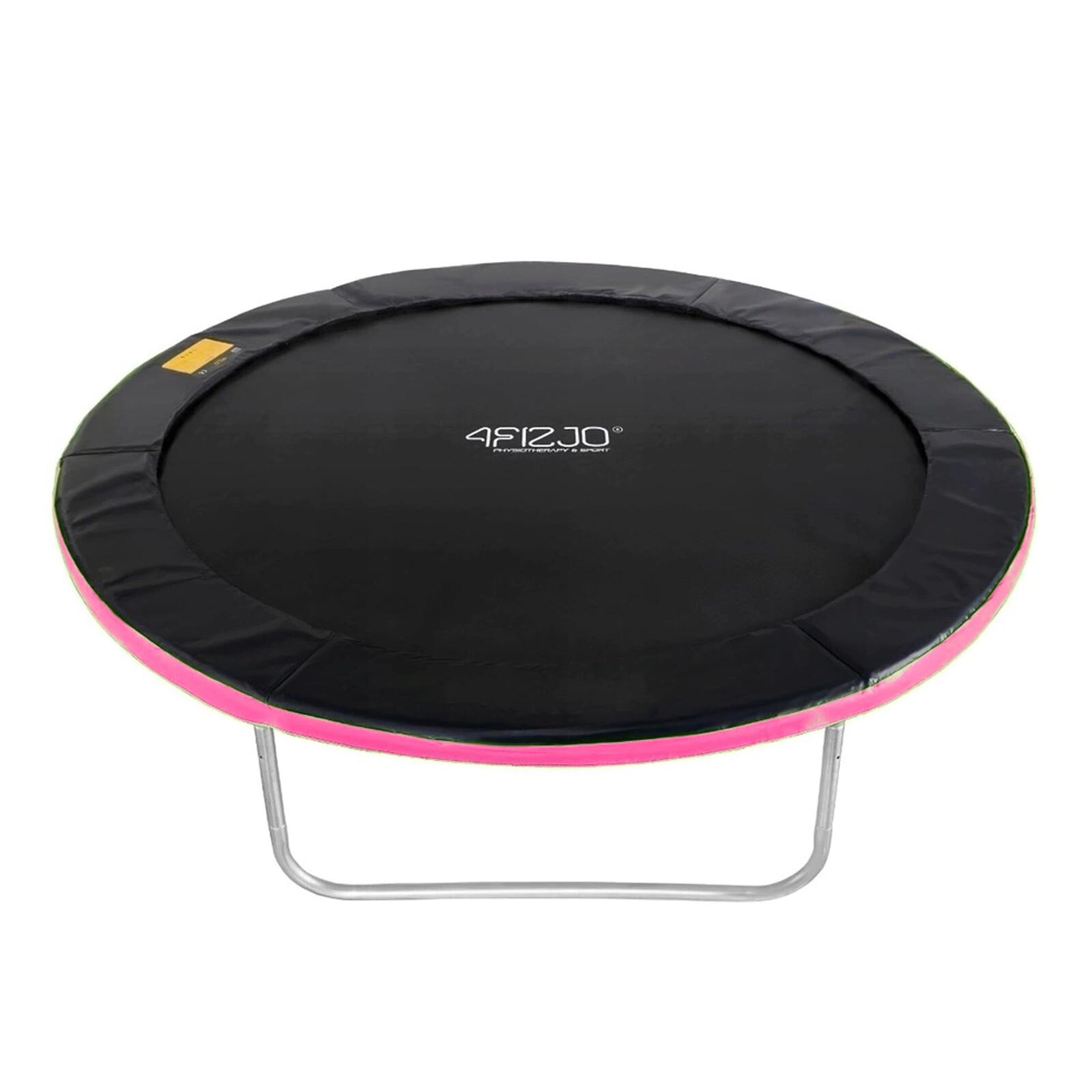 Trampolin Federschutz 8FT 244cm Randabdeckung Schwarz-pink JUMP 4FIZJO 6/7
