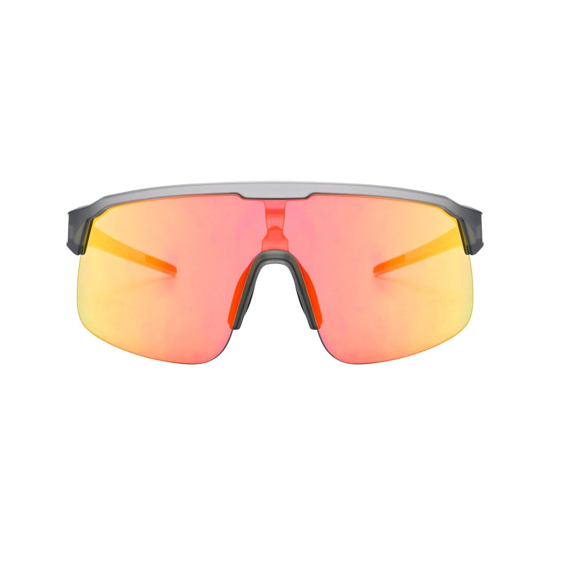 Lunettes de soleil sport unisexes – TR90 léger / Cyclisme et plein air (Orange) 2/5