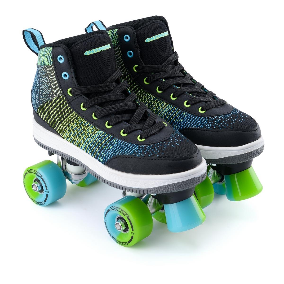 OSPREY ACTION SPORTS Osprey Mid Top Raver Quad Roller Skates for Kids, 4 Wheel Roller Boot