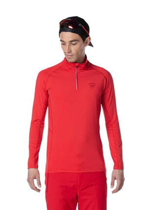 Koszulka termoaktywna Rossignol Classique 1/2 Zip czerwona