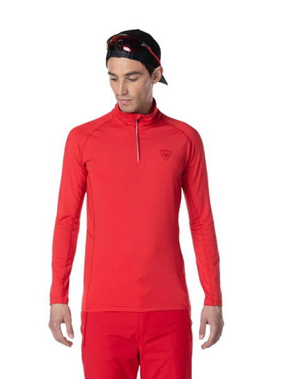 Koszulka termoaktywna Rossignol Classique 1/2 Zip czerwona