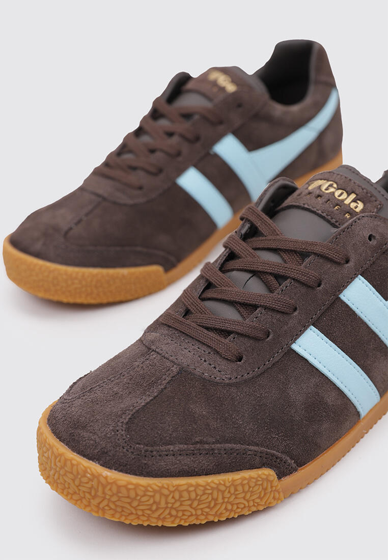 Baskets de marche sportive - Homme - Cuir - Gola Harrier - Marron 3/7