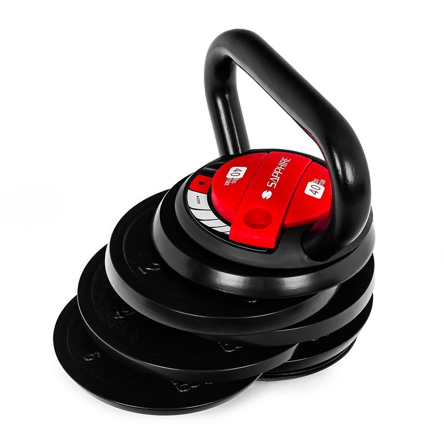 Kettlebell regulowany Sapphire SG-1018 3,5-18 kg 2/6