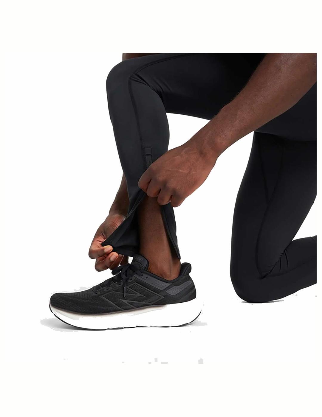 Leggings para Hombre New balance Sleek reflective Negro 6/6
