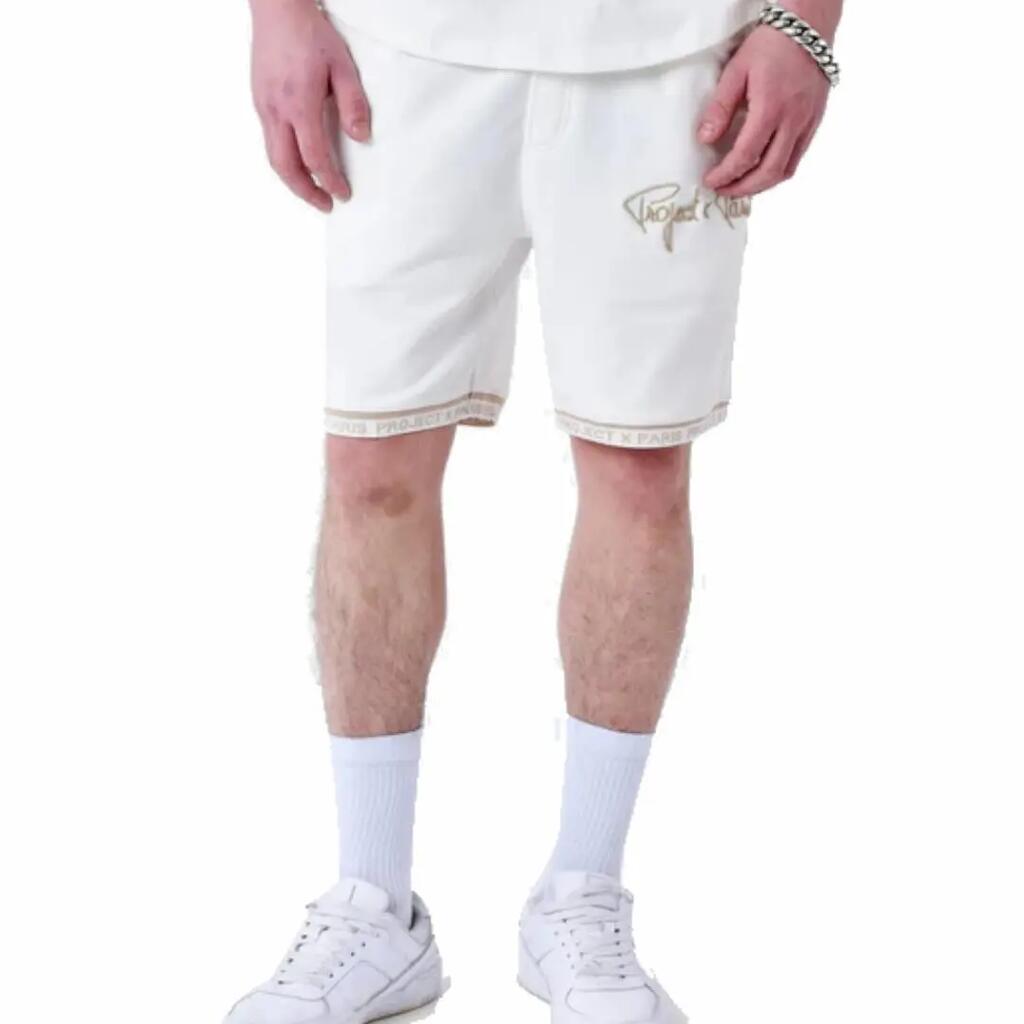 Bermudes et shorts pour homme Projet x Paris Logo en relief Blanc