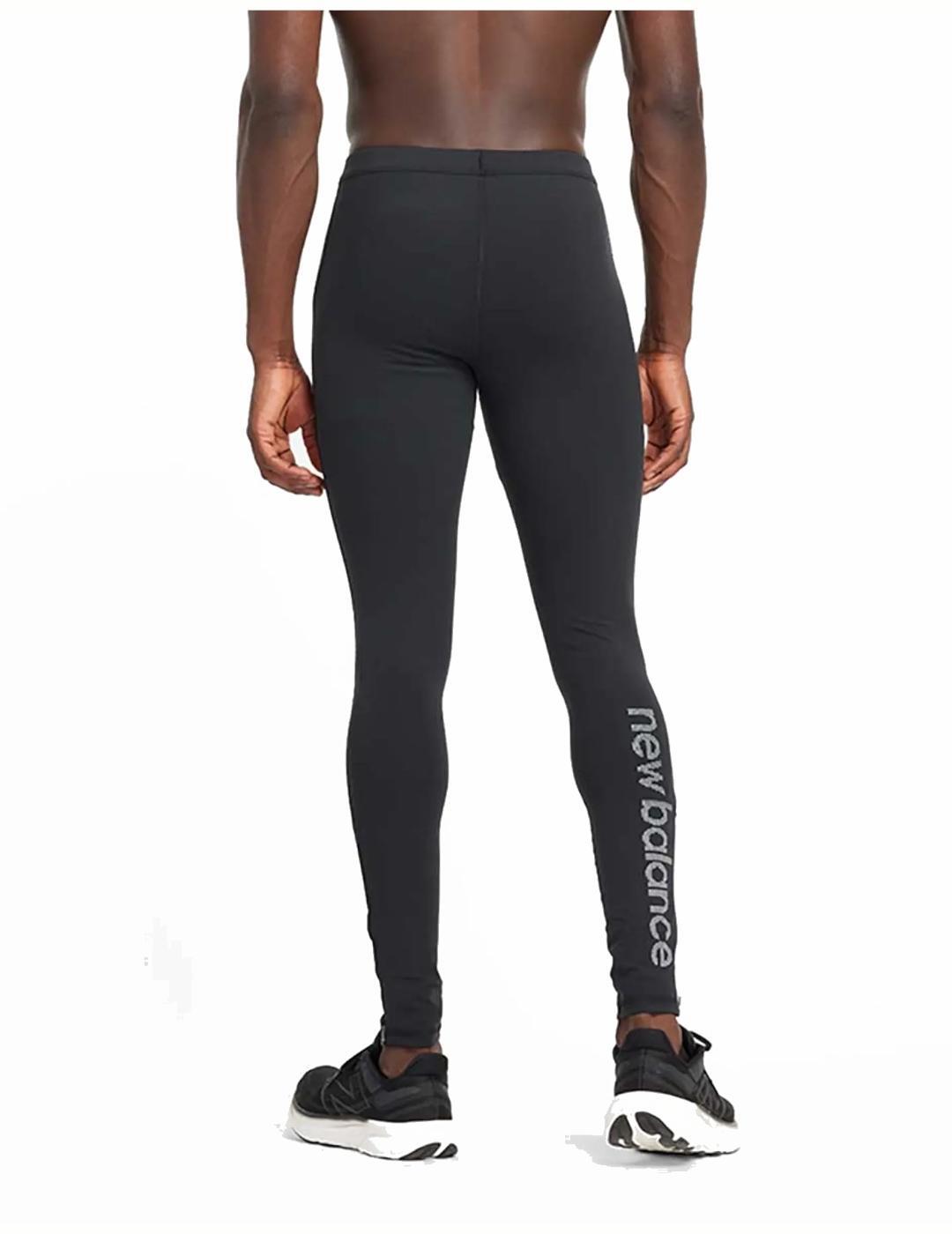 Leggings para Hombre New balance Sleek reflective Negro 2/6