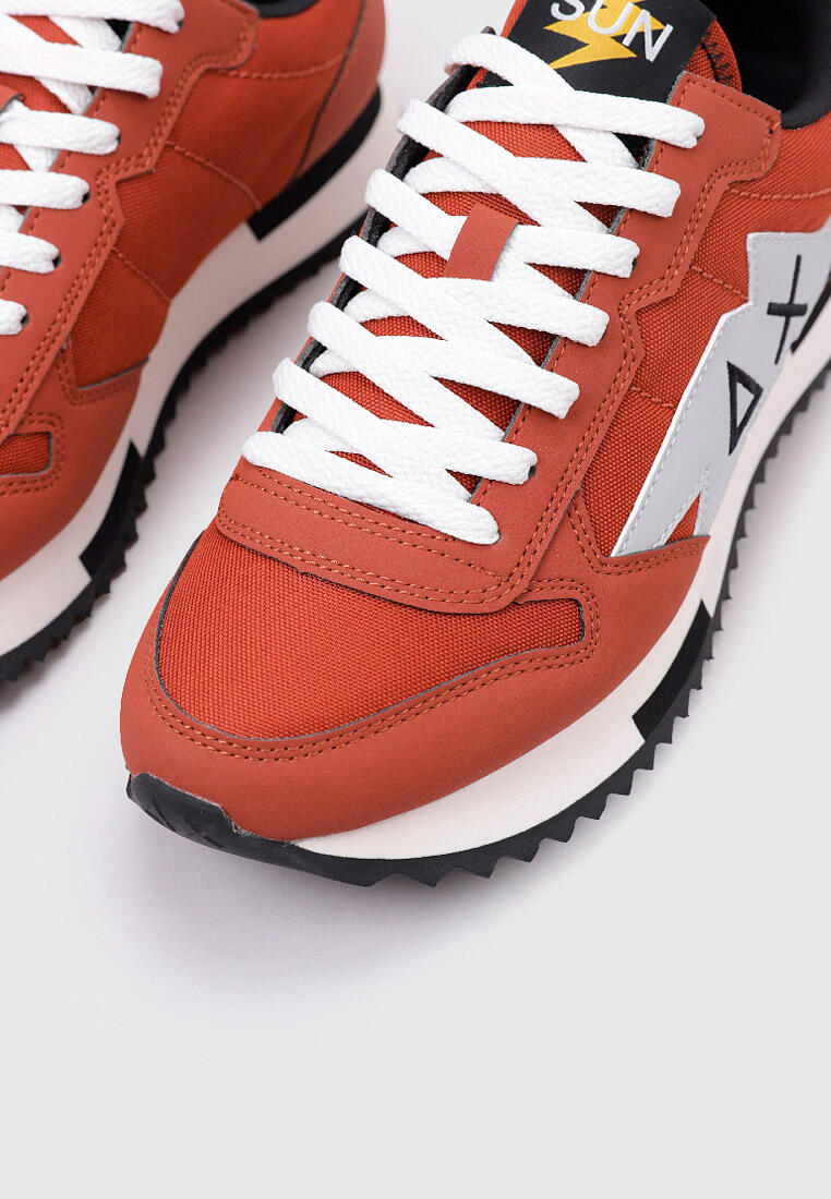 Chaussure de randonnée Baskets Homme SUN68 NIKI SOLID Roug 3/5