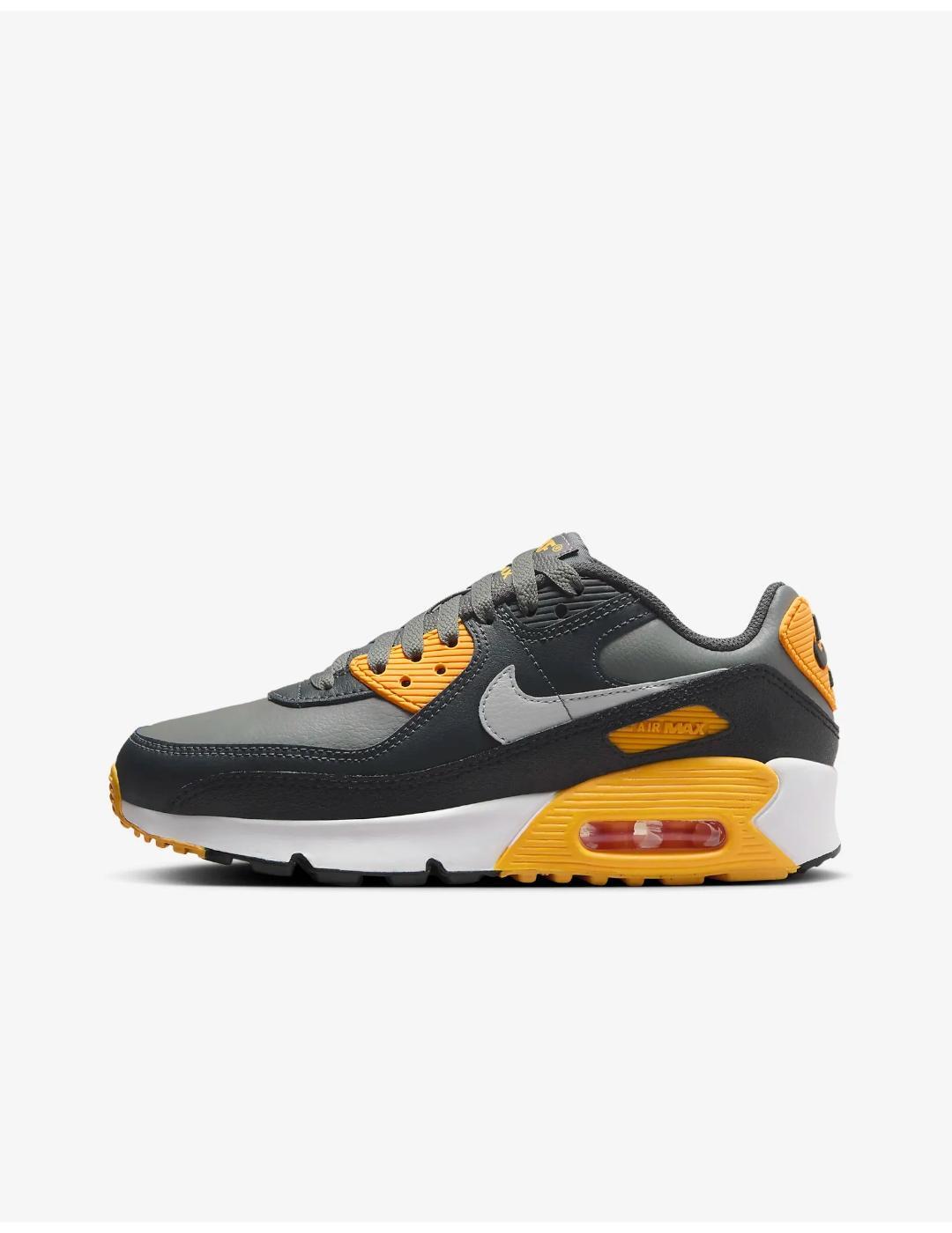 Zapatillas para Niño Nike moda  air max 90 lea  Negro 2/7