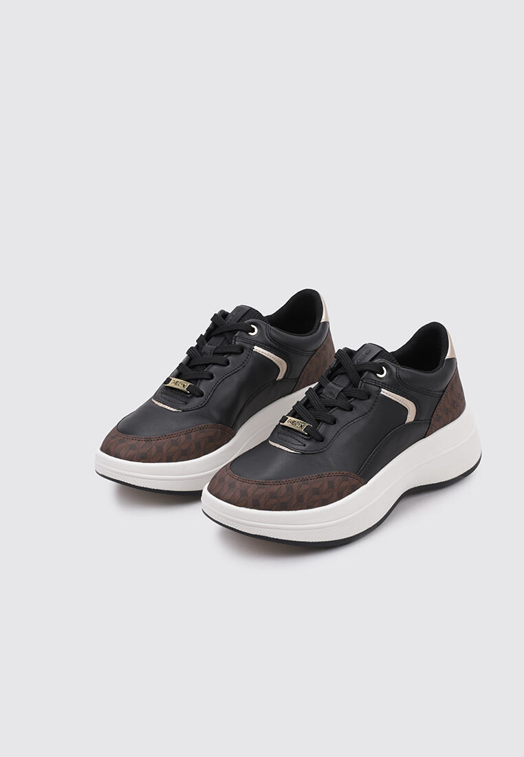 Baskets sport femme - Semelle compensée 4 cm - Geox D SPHERICA ECUB-3 D - Blanc 2/5