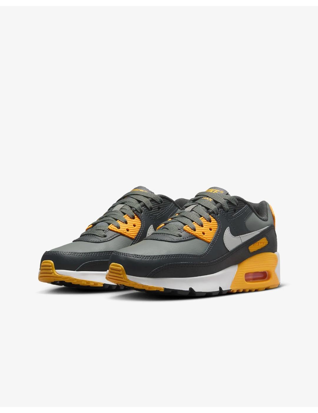 Zapatillas para Niño Nike moda  air max 90 lea  Negro 3/7